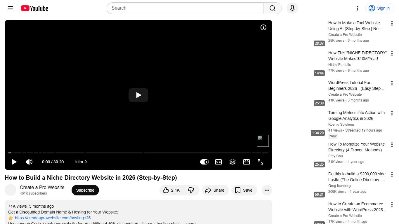 How to Build a Niche Directory Website in 2026 (Step-by-Step) - YouTube