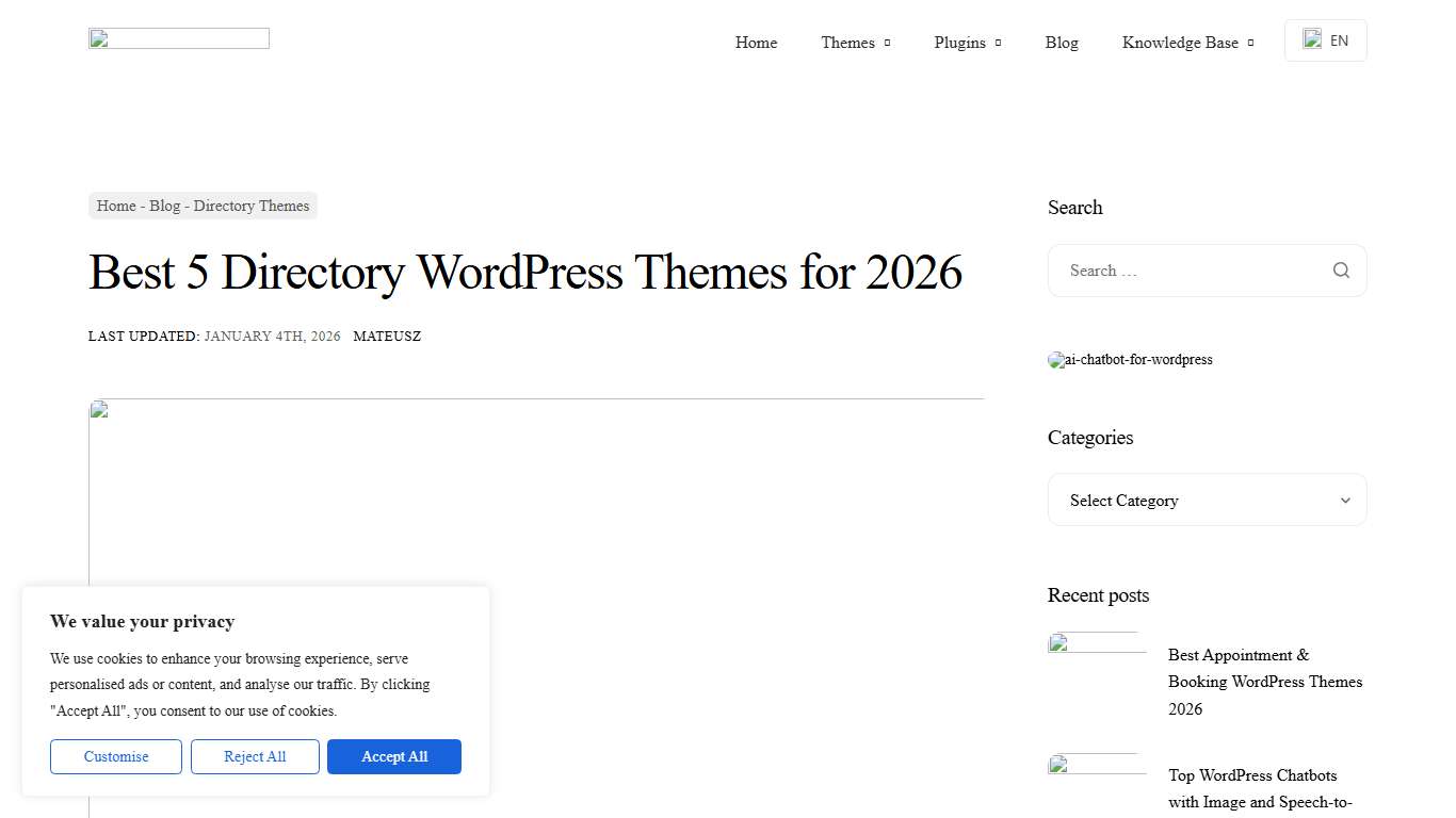 Best 5 Directory WordPress Themes for 2026 - Purethemes